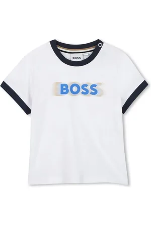 HUGO BOSS T-shirt manica corta neonato con logo