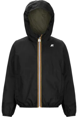 K-Way Giubbino antivento leggero Jake reversibile nero verde