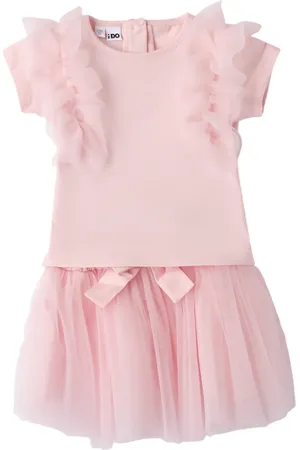iDo(Dodipetto) Completo elegante T-shirt e gonna in tulle