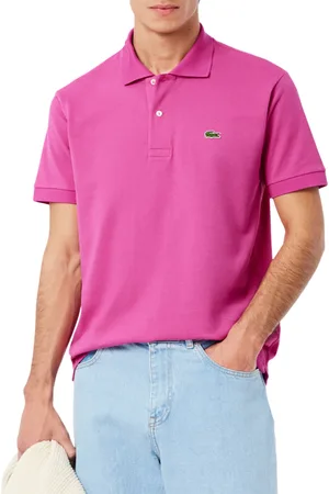 Lacoste Polo manica corta 12.12 in piquè fucsia