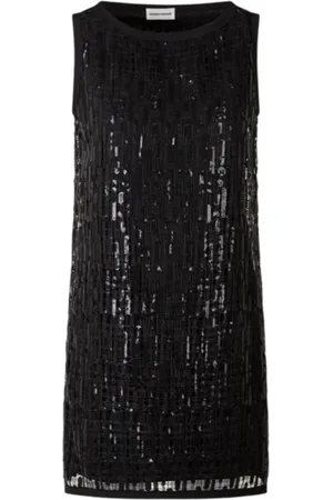 SANDRO FERRONE Abito corto Lace in macramè con paillettes