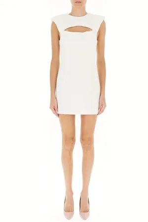 ANIYE BY Abito corto Ivy con cut out bianco