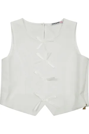 Patrizia Pepe Top crop con fiocchetti