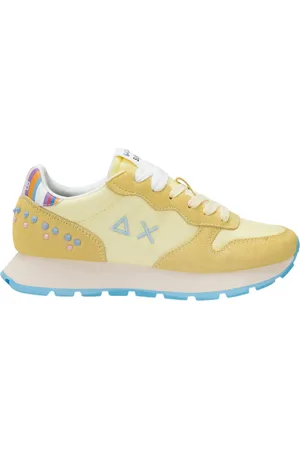sun68 Sneakers Ally Studs con borchie limone