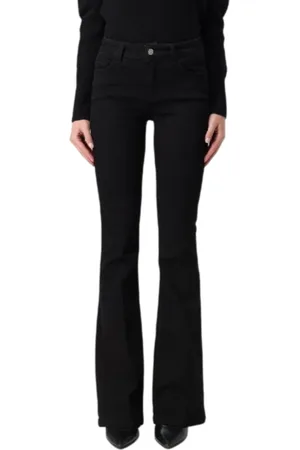 Liu Jo Jeans a zampa in denim stretch nero