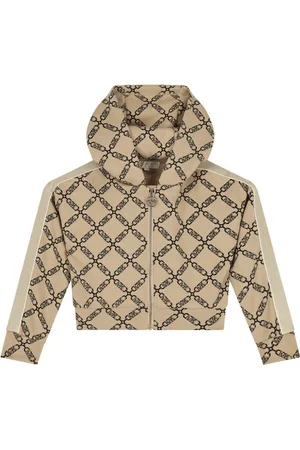 Michael Kors Felpa con cappuccio in fantasia logo monogram