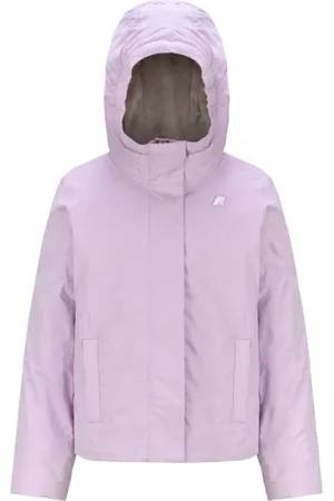K-Way Piumino con cappuccio p.lily lilla