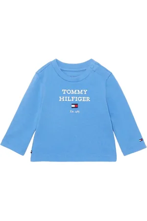 Tommy Hilfiger T-shirt a maniche lunghe con stampa logo