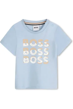 HUGO BOSS T-shirt neonato maniche corte con logo