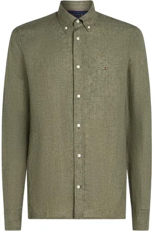 Tommy Hilfiger Camicia in lino manica lunga