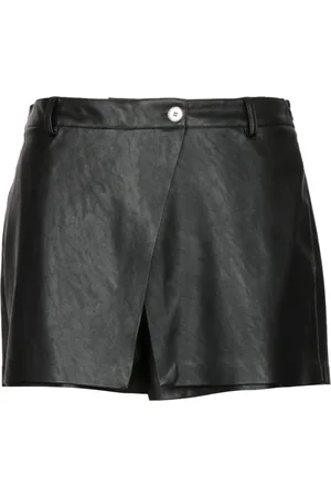 Pinko Shorts Sveglia in ecopelle