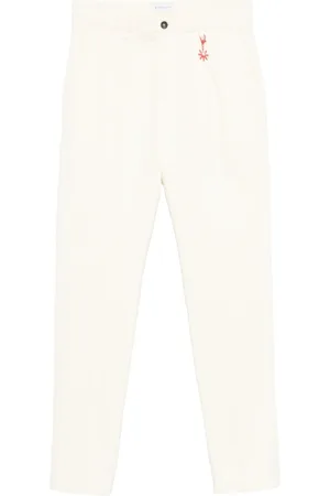 Manuel Ritz Pantaloni chino in twill con pinces