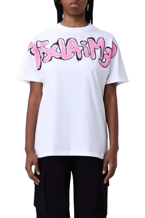 DISCLAIMER T-shirt manica corta con maxi logo