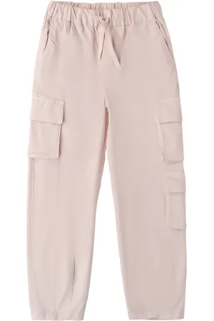iDo(Dodipetto) Pantaloni cargo in misto lyocell ecrù