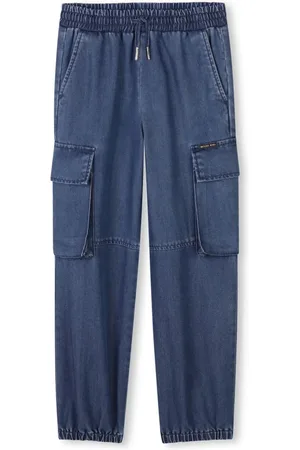 Michael Kors Jeans cargo in denim lavaggio blu