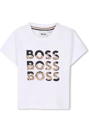 HUGO BOSS T-shirt neonato maniche corte con logo