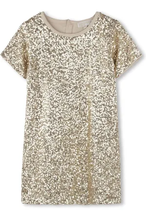 Michael Kors Abito maniche corte con paillettes all over