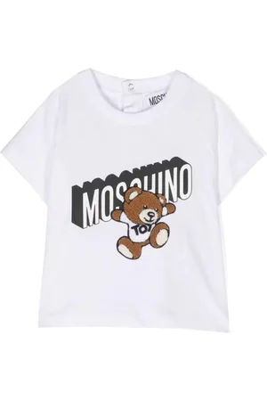 Moschino T-shirt a maniche corte con orsetto Toy