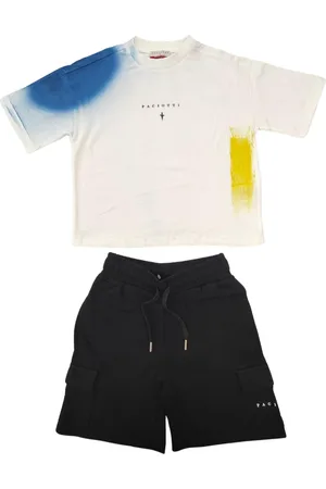 Cesare Paciotti Completo T-shirt e bermuda nero