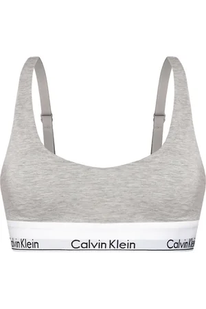 Calvin Klein Reggiseno brassiere in misto cotone nero