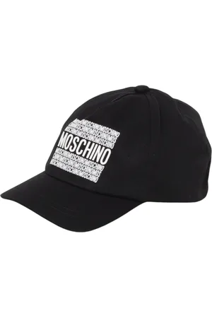 Moschino Cappello con visiera stampa logo