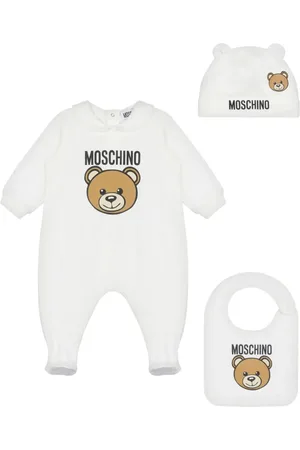 Moschino Tutina con cappello e bavetta stampa orsetto Toy