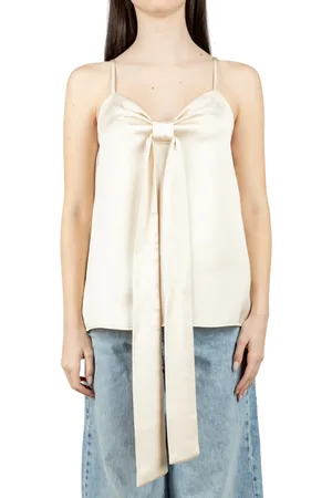 VICOLO Top in raso con fiocco