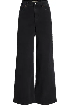 JJXX Jeans a palazzo vita alta lavaggio nero