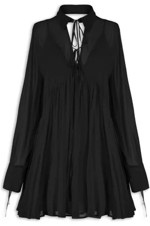 ANIYE BY Abito corto Biba in georgette manica lunga