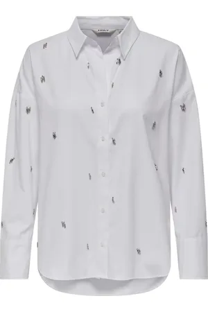 ONLY Camicia manica lunga Oregon con dettagli gioiello