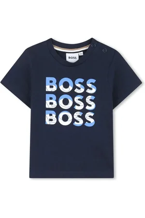 HUGO BOSS T-shirt neonato maniche corte con logo