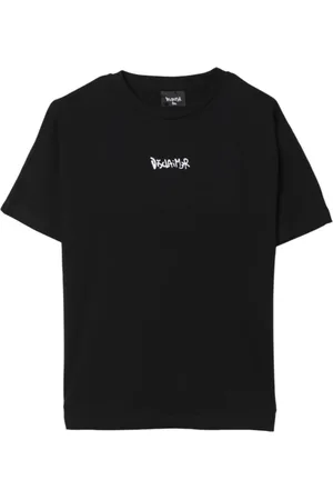DISCLAIMER T-shirt in jersey manica corta nero
