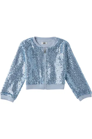 iDo(Dodipetto) Giacca con paillettes all over celeste