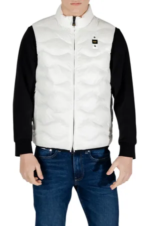 Blauer Gilet imbottito Danny con trapuntatura a onde