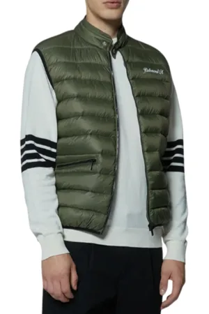 John Richmond Gilet imbottito trapuntato Arabbe verde