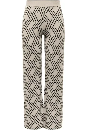 ONLY Pantalone in maglia Anny ecrù