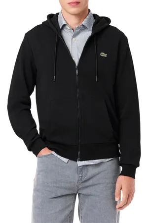Lacoste Felpa con zip e cappuccio
