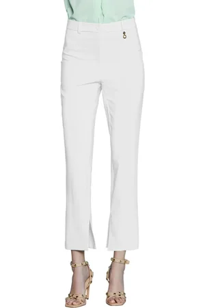 Relish Pantaloni sigaretta Cisalina bianco