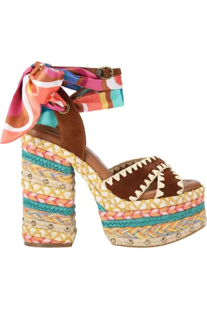 Kurt Geiger Sandali alti platform Chelsea in suede