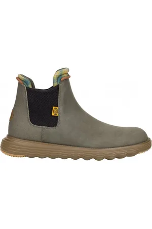 Hey dude Stivaletti Branson Classic in ecopelle idrorepellente verde oliva