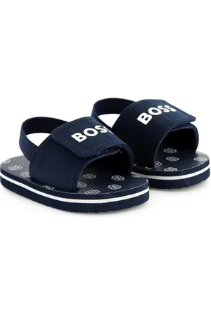 HUGO BOSS Sandali neonato con velcro