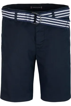 Tommy Hilfiger Bermuda bambino con cintura blu