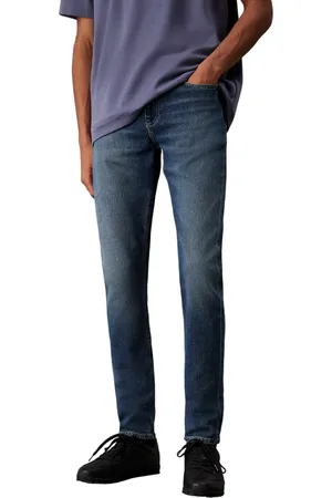 Calvin Klein Jeans slim fit in denim lavaggio blu