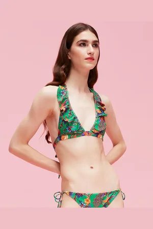 La DoubleJ Rouches Bikini Top