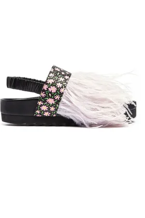 La DoubleJ LDJ X Fabrizio Viti Feathered Berkley Sandal