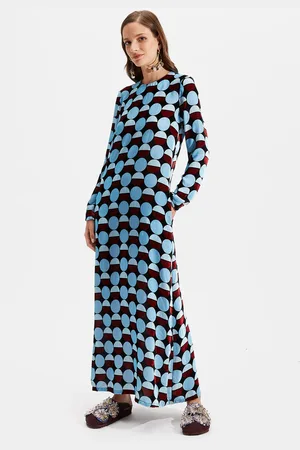 La DoubleJ Long Sleeve Swing Dress