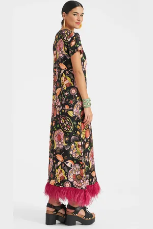 La DoubleJ Swing Dress (With Feathers)