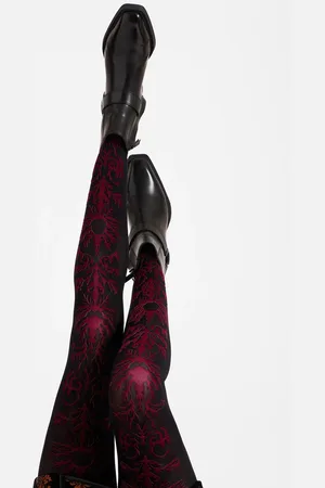 La DoubleJ Flocked Tights