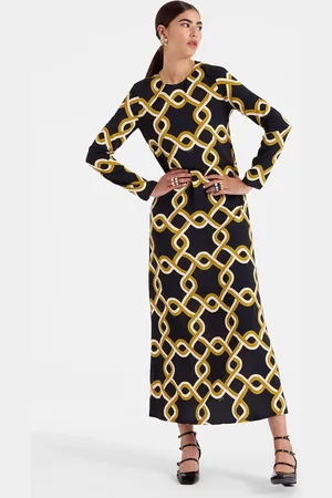 La DoubleJ Long Sleeve Swing Dress