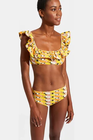 La DoubleJ Ruffle Bikini Top